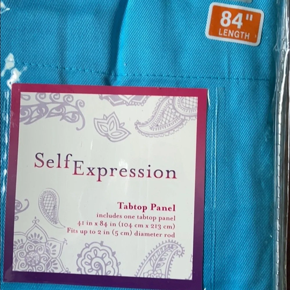 NWT Self Expression curtains and valences